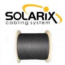 Solarix DROP1000 optický kabel 12 vl. 9/125 SM LSZH universal, 500m, černý
