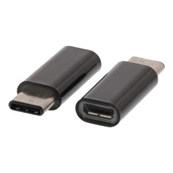 VALUELINE adaptér (redukce) USB 2.0/ USB Micro-B zásuvka – USB 3.1 (C) zástrčka/ černý