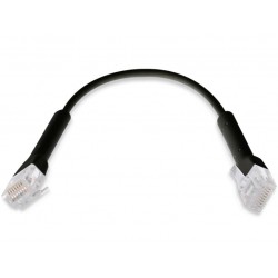 UBNT UniFi Ethernet Patch Kabel - délka 0,22m, Cat6, černý