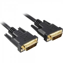 PremiumCord DVI-D propojovací kabel/ dual-link/ DVI(24+1)/ MM/ 10m/ černý