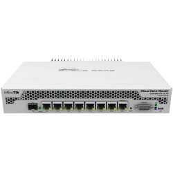 MikroTik Cloud Core Router CCR1009, 7x Gbit LAN, 1x LAN/SFP (Combo), pasivní chlazení, L6