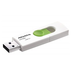 ADATA Flash disk UV320 64GB / USB 3.1 / bílo-zelená