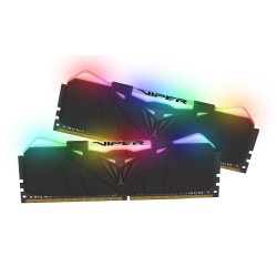 PATRIOT Viper RGB 16GB DDR4 Black 4133 MHz / DIMM / CL19 / Heat shield / KIT 2x 8GB
