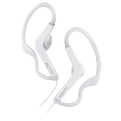 SONY sluchátka do uší MDRAS210W/ drátová/ sportovní/ 3,5mm jack/ citlivost 104 dB/mW/ bílá