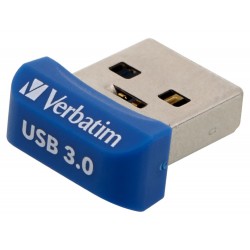 VERBATIM Flash disk Store 'n' Stay NANO/ 64GB/ USB 3.0/ modrá