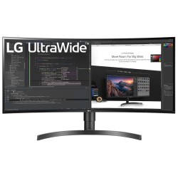 LG IPS monitor 34WN80C/ prohnutý / 34" / 3440x1440 / 300cd/m2 / 5ms GtG / 2x HDMI / DP / USB-C / výškově stavitelný