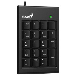 GENIUS NumPad 100/ Drátová/ USB/ slim design/ černá