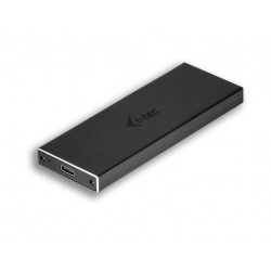 I-tec externí box pro HDD MySafe/ M.2 SATA/ USB 3.1 Type C Gen 2/ přenos dat až 10 Gbps/ kovový