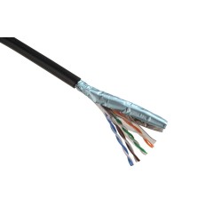 Solarix Kabel FTP drát c5e  venkovní, 305m