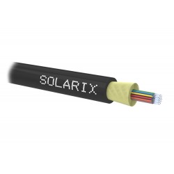 Solarix optický kabel DROP1000 24vl 9/125 4,0mm LS0H Eca černý - 1m SXKO-DROP-24-OS-LS0H