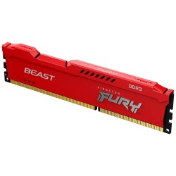 KINGSTON FURY Beast Red 4GB DDR3 1600MHz / CL10 / DIMM