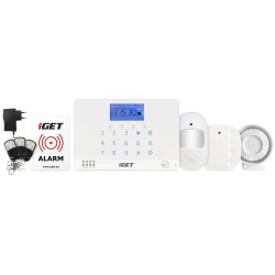 IGET Security M3B - Domovní bezdrátový GSM zabezpečovací systém, CZ lokalizace, základní set