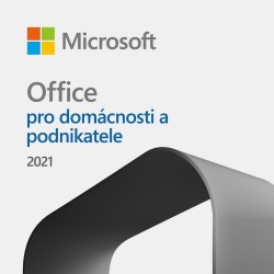 10 ks Microsoft Office pro domácnosti a podnikatele 2021 Czech Medialess + herní křeslo SPC Gear zdarma